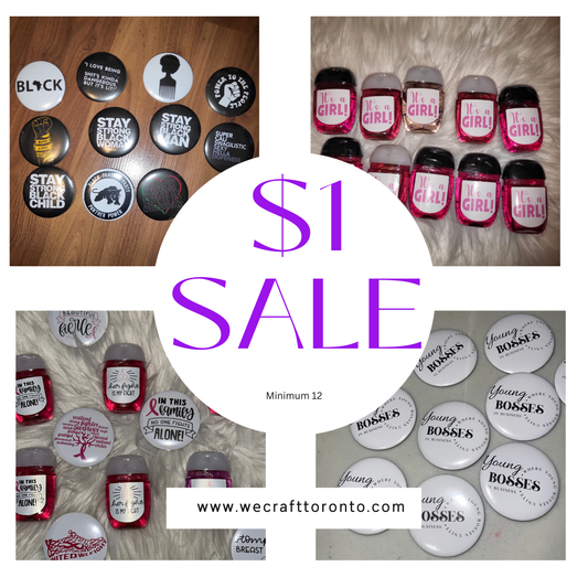 Buttons sale