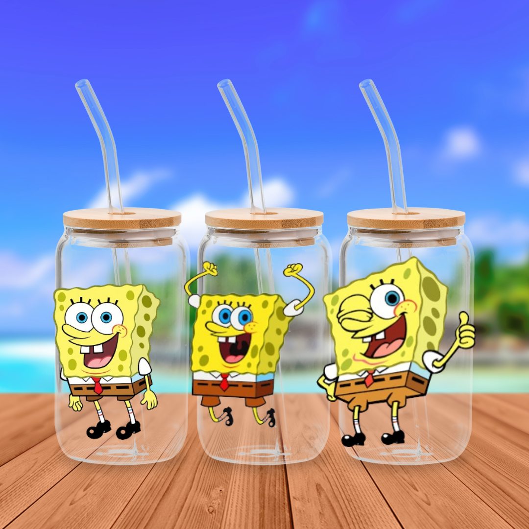 SpongeBob uv dtf transfer